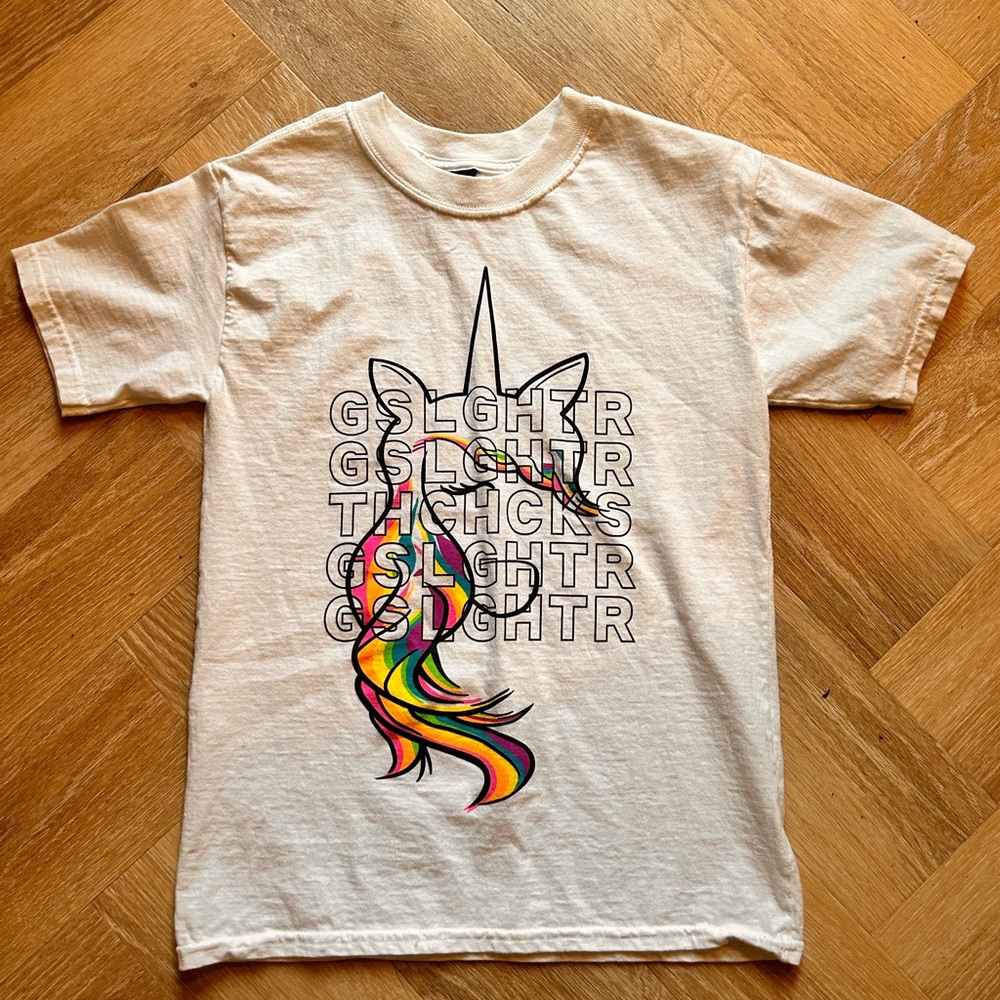 The Chicks - Concert T - Kids Unicorn Graphic T-Shirt - Cream